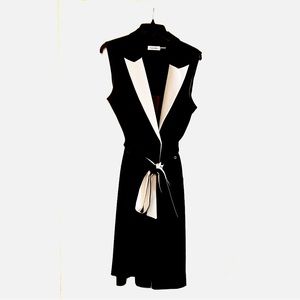 Calvin Klein Women’s Blazer Dress with Peaked Lapel